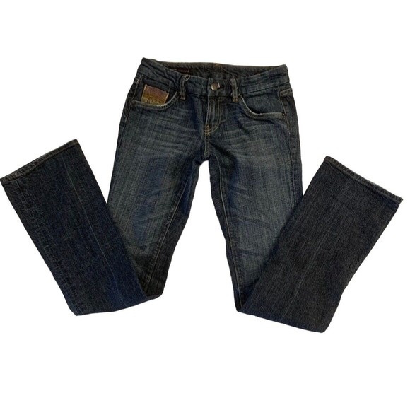 Citizens Of Humanity Womens Linda Boot Cut Jeans Blue Zip Fly Pockets Stretch 24 - Picture 2 of 8